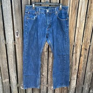Levi’s 569 34 x 34 Classic Blue Denim Jeans Cotton Mens